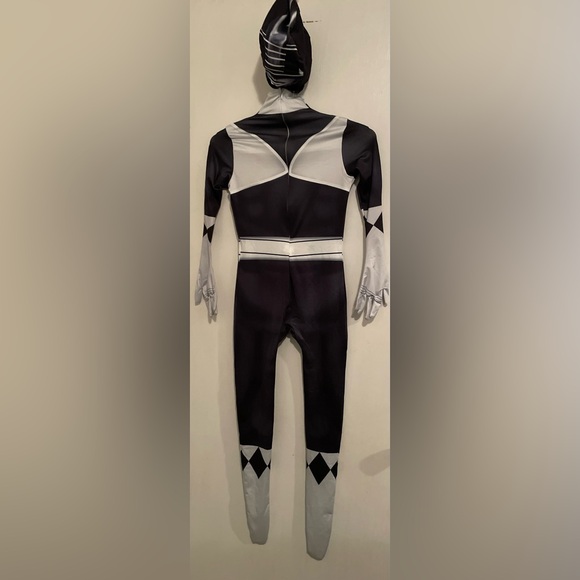 Power Rangers Black Morphsuit size 130 or 8. It zips up the back. 2 pieces. - Picture 8 of 12
